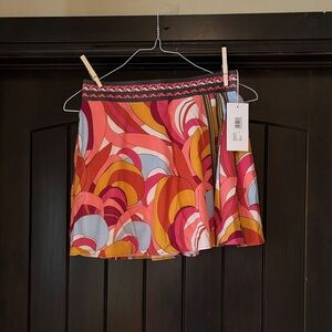 Johnny Was Multicolor Patterned Women's Skort